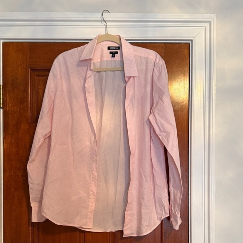 Express Light Pink Collared Shirt